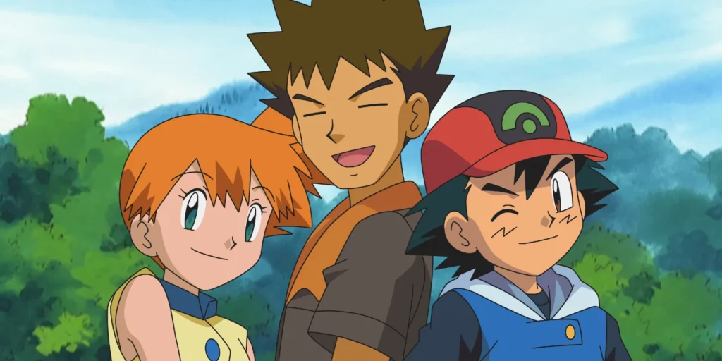ash misty e brock