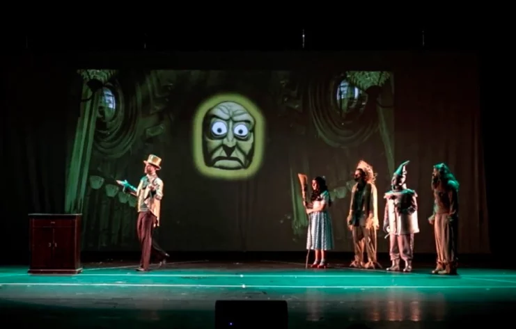 espetáculo O Mágico de Oz
