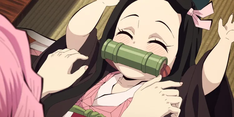 Quando Mitsuri fez cócegas em Nezuko