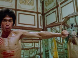 Bruce Lee, na época do Enter The Dragon (1973), um dos mais importantes filmes de torneio de artes marciais