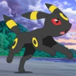 Cada Pokémon que só evolui à noite Umbreon