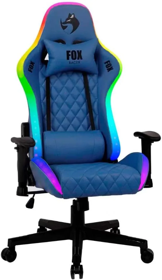 Cadeira Gamer Fox Racer com RGB e Iluminação LED