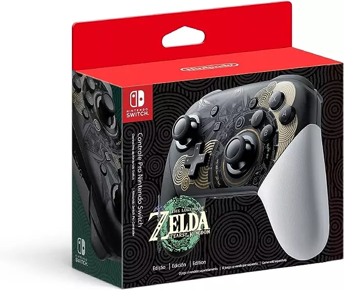 Nintendo Switch Pro Controller - The Legend of Zelda Tears of the Kingdom Edition