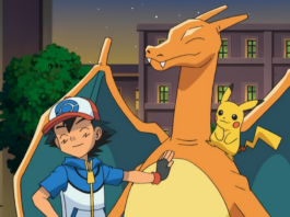 Charizard e Ash