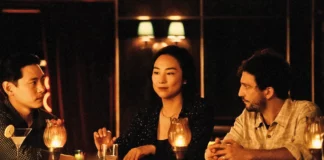Vidas Passadas, vidas reais Teo Yoo, Greta Lee e John Magaro em Vidas Passadas