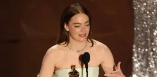 Os Vencedores do Oscar 2024 Emma Stone está entre os Vencedores do Oscar 2024, na categoria de melhor atriz pela sua performance em 'Pobres Criaturas' - Mike Blake/Folha