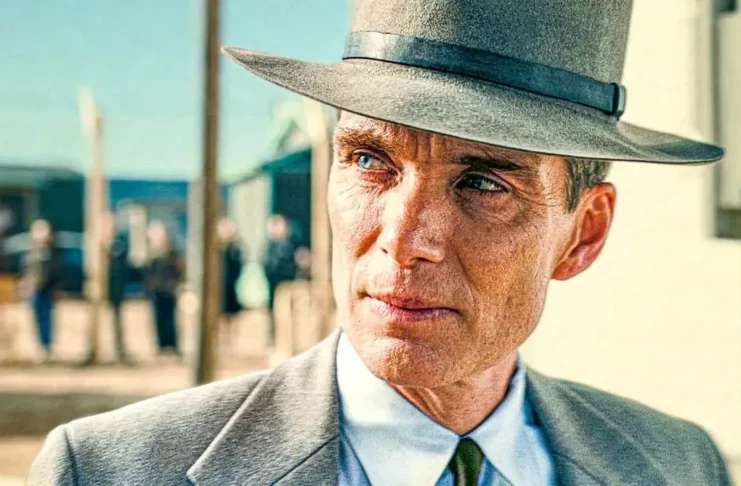 Cillian Murphy como o protagonista Oppenheimer (2023)