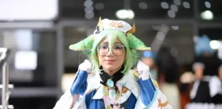 Sara Toushiro encanta com cosplay de Sucrose, de Genshin Impact Sara Toushiro encanta com cosplay de Sucrose, de Genshin Impact