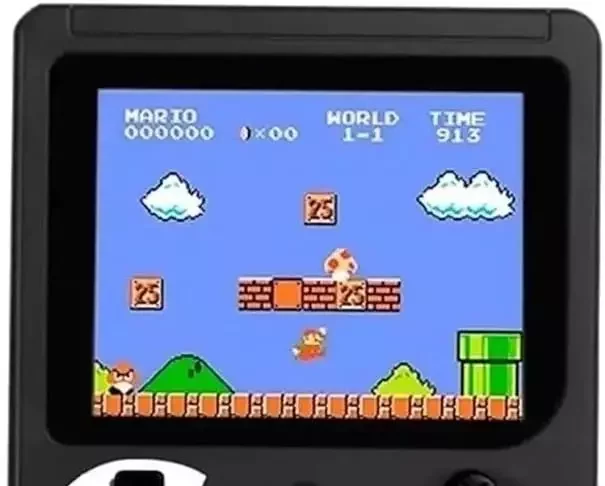 Vídeo Game Mini Portátil Sup 400 Jogos Retro Clássico Ligue Tv + Controle