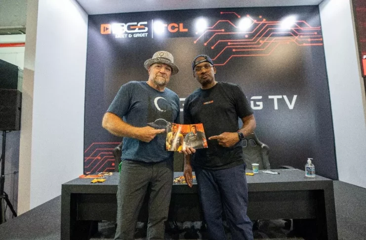 Atores que interpretaram Michael e Franklin em GTA V participam da BGS 2024