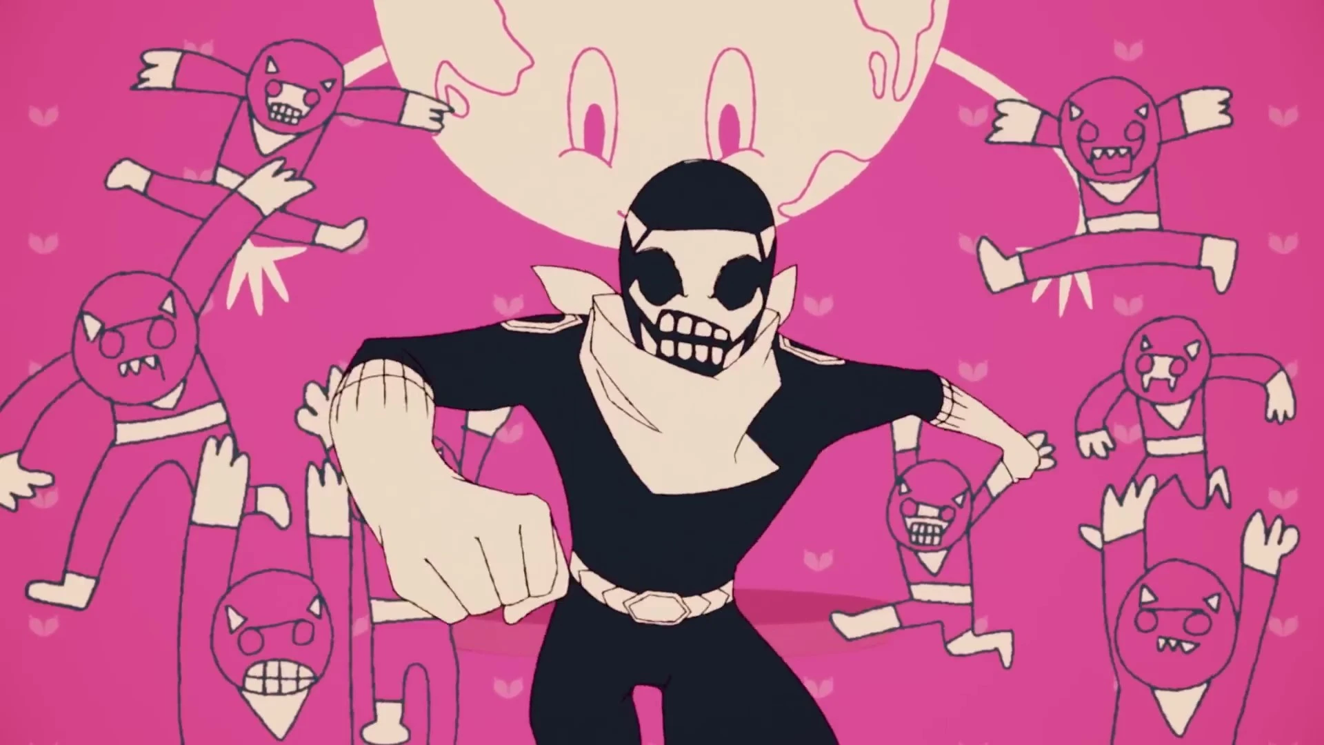 Os principais personagens de Go! Go! Loser Ranger!