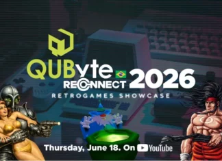 QUByte ReConnect 2026: a primeira live dedicada 100% a retrogames QUByte ReConnect 2026 showcase de retrogames ao vivo no YouTube