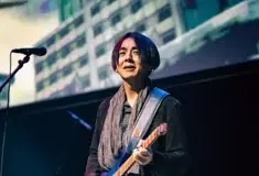 Shota Nakama na Brasil Game Show 2026: três shows exclusivos confirmados Shota Nakama na Brasil Game Show 2026 tocando guitarra com a Video Game Orchestra