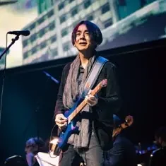Shota Nakama na Brasil Game Show 2026: três shows exclusivos confirmados Shota Nakama na Brasil Game Show 2026 tocando guitarra com a Video Game Orchestra