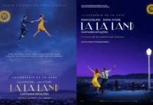 La La Land Volta aos Cinemas em Edição Especial de 10 Anos La La Land volta aos cinemas em cartaz comemorativo de 10 anos, com Emma Stone e Ryan Gosling