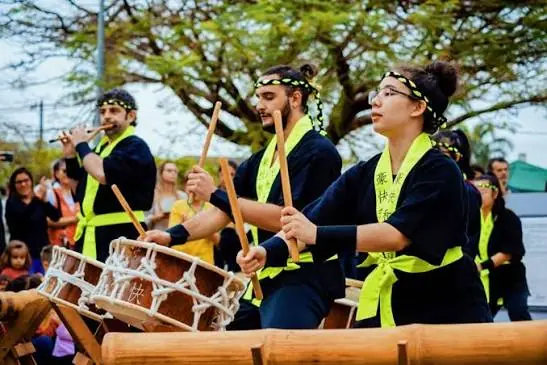 Vale Nihon Matsuri, apresentação de taikô em Campos do Jordão