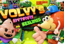 Volvy’s Adventure: Reslimed chega à Steam em novembro Volvy's Adventure: Reslimed - arte oficial do remaster de plataforma da Devolver Digital
