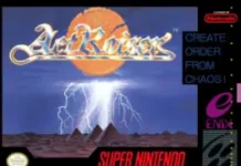 ActRaiser: o híbrido de ação e simulação que marcou o SNES Capa de ActRaiser para Super Nintendo