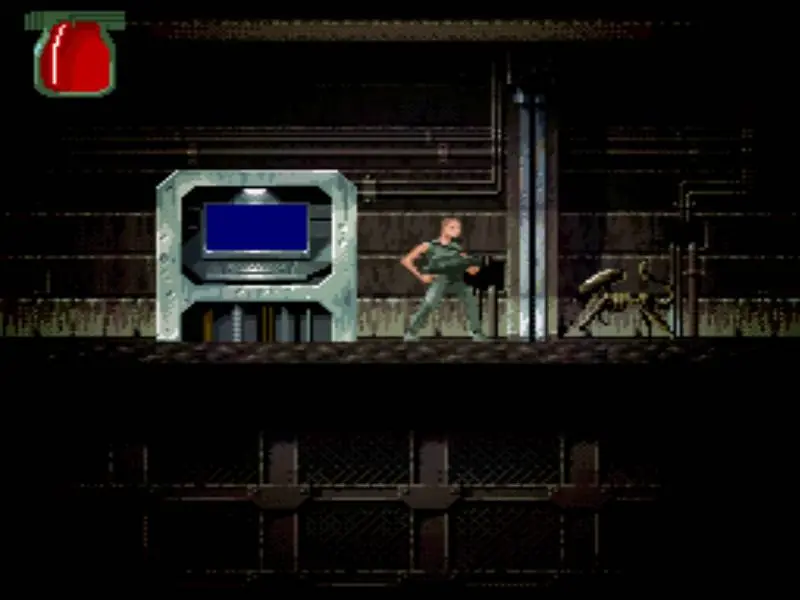 Gameplay de Alien 3 no Super Nintendo