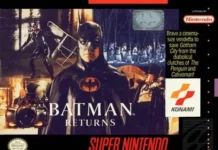 Batman Returns: um dos melhores beat em ups do Super Nintendo Capa de Batman Returns para Super Nintendo