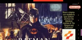 Batman Returns: um dos melhores beat em ups do Super Nintendo Capa de Batman Returns para Super Nintendo
