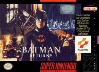 Batman Returns: um dos melhores beat em ups do Super Nintendo Capa de Batman Returns para Super Nintendo