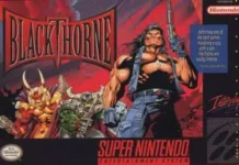 Blackthorne: a joia sombria da Blizzard no Super Nintendo Capa de Blackthorne para Super Nintendo