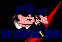 The Blues Brothers: o plataforma dos irmãos no Super Nintendo Tela de abertura de The Blues Brothers no Super Nintendo