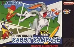 Bugs Bunny Rabbit Rampage: o Pernalonga plataforma do SNES Capa de Bugs Bunny Rabbit Rampage para Super Nintendo