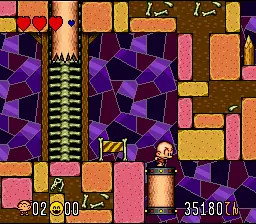 Gameplay de Chou-Genjin 2 no Super Nintendo