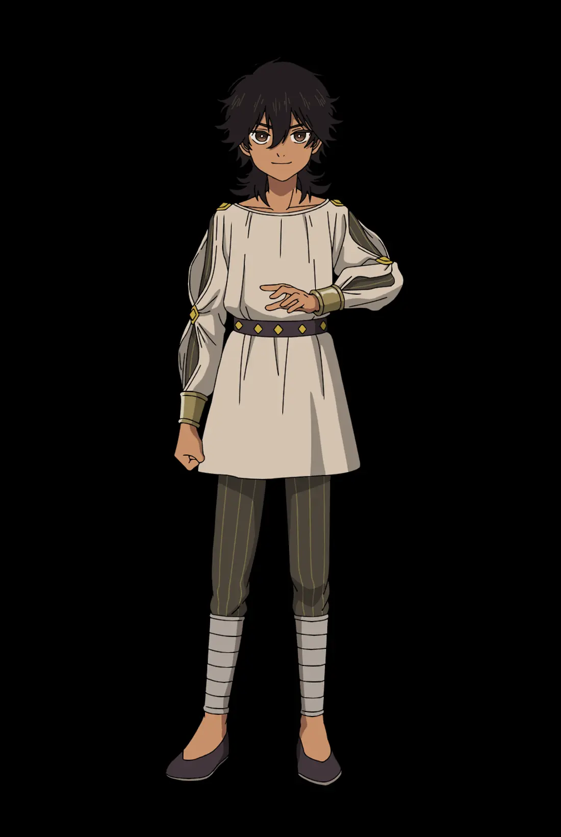 Custas, jovem menestrel de Witch Hat Atelier, no anime