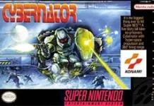 Cybernator: um dos melhores jogos de mecha do Super Nintendo Capa de Cybernator para Super Nintendo