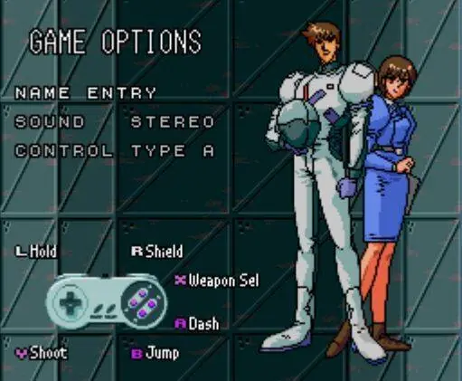 Gameplay de Cybernator no Super Nintendo