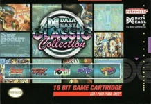 Data East Classic Collection: cinco clássicos num cartucho de SNES Capa de Data East Classic Collection para Super Nintendo