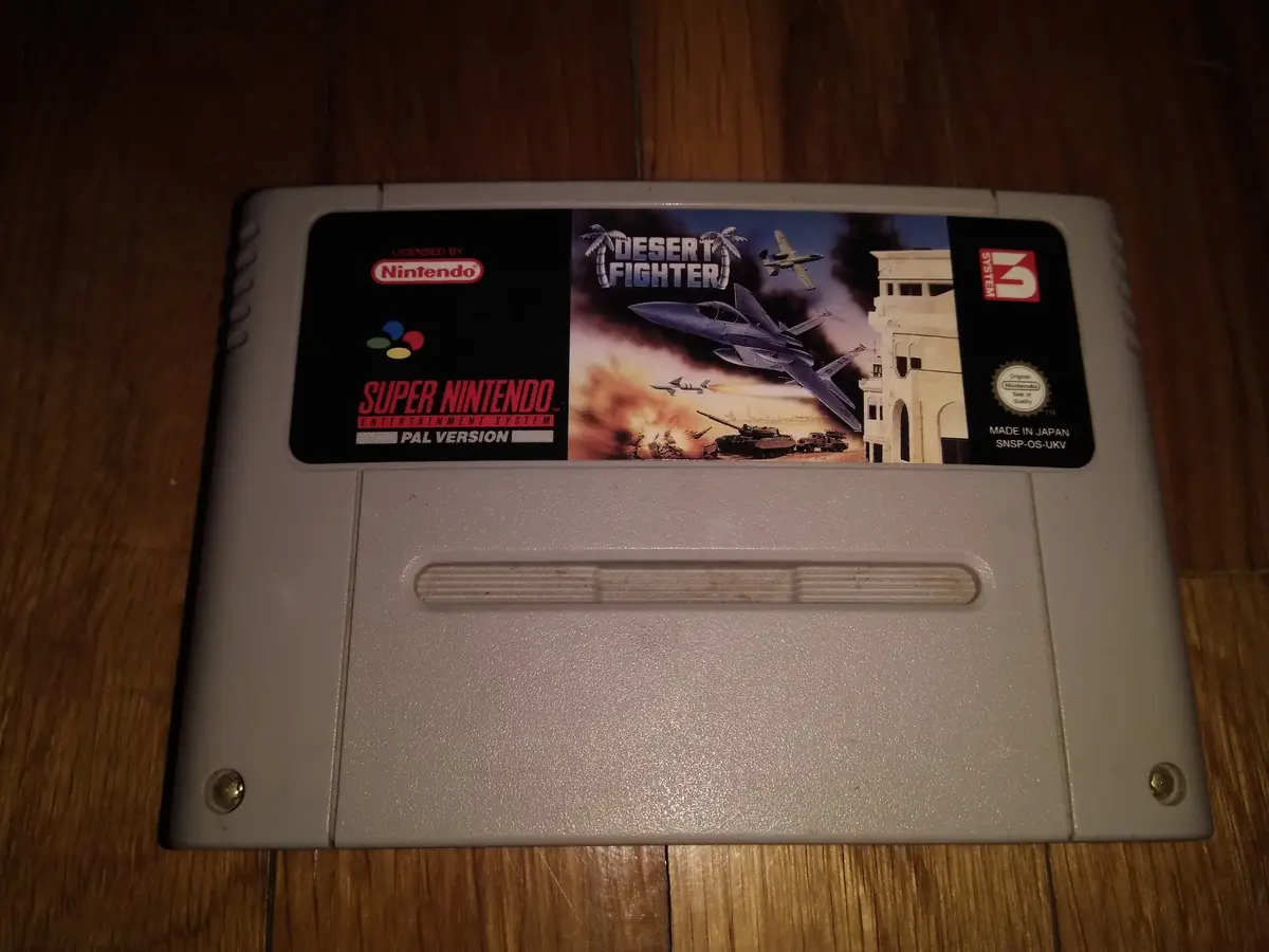 Gameplay de Desert Fighter no Super Nintendo