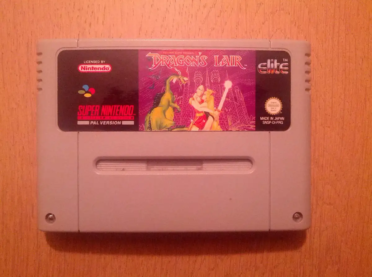Gameplay de Dragon's Lair no Super Nintendo