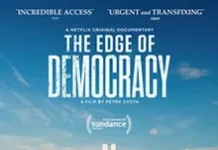 Séries e filmes para assistir antes da eleição de 2026 Poster de Democracia em Vertigem, indicado para assistir antes da eleicao de 2026