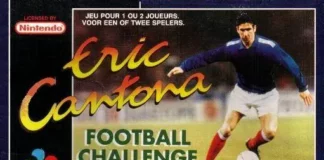 Eric Cantona Football Challenge: o futebol ambicioso do SNES Capa de Eric Cantona Football Challenge para Super Nintendo