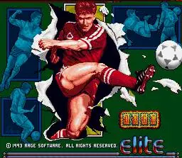 Gameplay de Eric Cantona Football Challenge no Super Nintendo