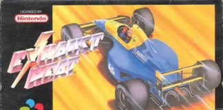 Exhaust Heat: a simulação de Fórmula 1 pioneira do SNES Capa de Exhaust Heat para Super Nintendo