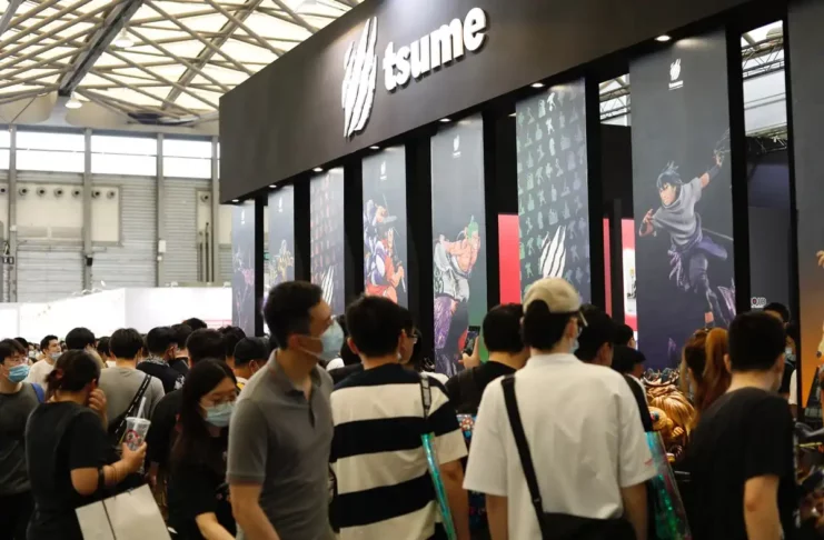 figures de resina: estande da Tsume lotado de colecionadores na Wonder Festival Xangai 2021