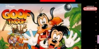 Goof Troop: a joia cooperativa da Capcom no Super Nintendo Capa de Goof Troop para Super Nintendo