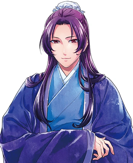 Jinshi, o eunuco do harem imperial em Diarios de uma Apotecaria, em arte do manga