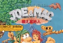 Joe & Mac Caveman Ninja: pancadaria pré-histórica no SNES Capa de Joe e Mac Caveman Ninja para Super Nintendo