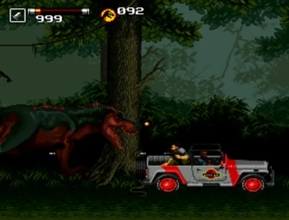 Gameplay de Jurassic Park Part 2: The Chaos Continues no Super Nintendo