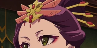 Os vilões de Diários de uma Apotecária: do mangá ao anime vilões de Diários de uma Apotecária: Lady Loulan, disfarçada como Shisui, em arte do anime