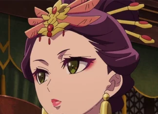 Os vilões de Diários de uma Apotecária: do mangá ao anime vilões de Diários de uma Apotecária: Lady Loulan, disfarçada como Shisui, em arte do anime