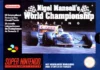 Nigel Mansell’s World Championship Racing: a F1 do campeão no SNES Capa de Nigel Mansell World Championship Racing para Super Nintendo