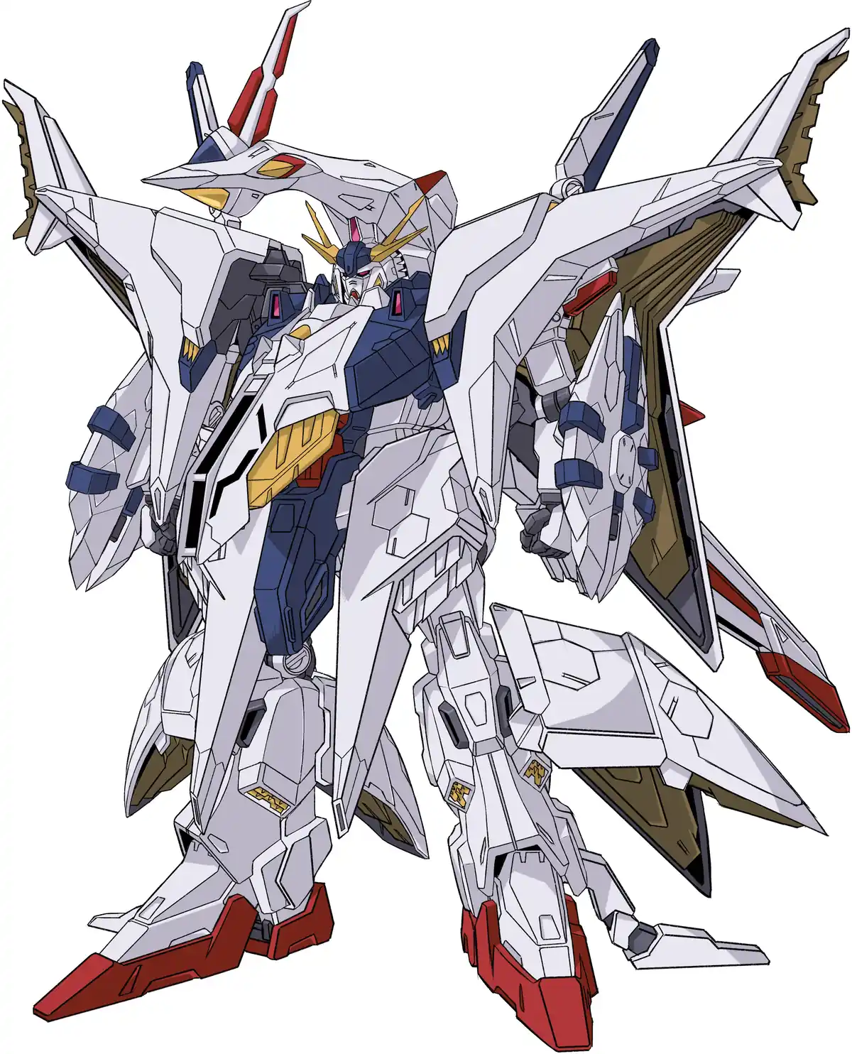 RX-104FF Penelope, o mobile suit da Federacao pilotado por Lane Aim, em arte oficial