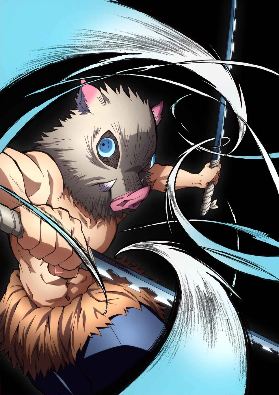Respiração da Fera de Demon Slayer, estilo criado por Inosuke Hashibira sem mestre